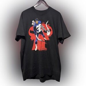 Vintage 1993 Marvel Comics The Punisher T Shirt Size L X men Spiderman USA MADE